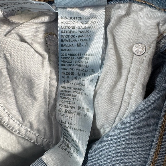 Levis Jeans Womens 29 Blue 724 High Rise Straight Stretch NWT - Picture 6 of 16